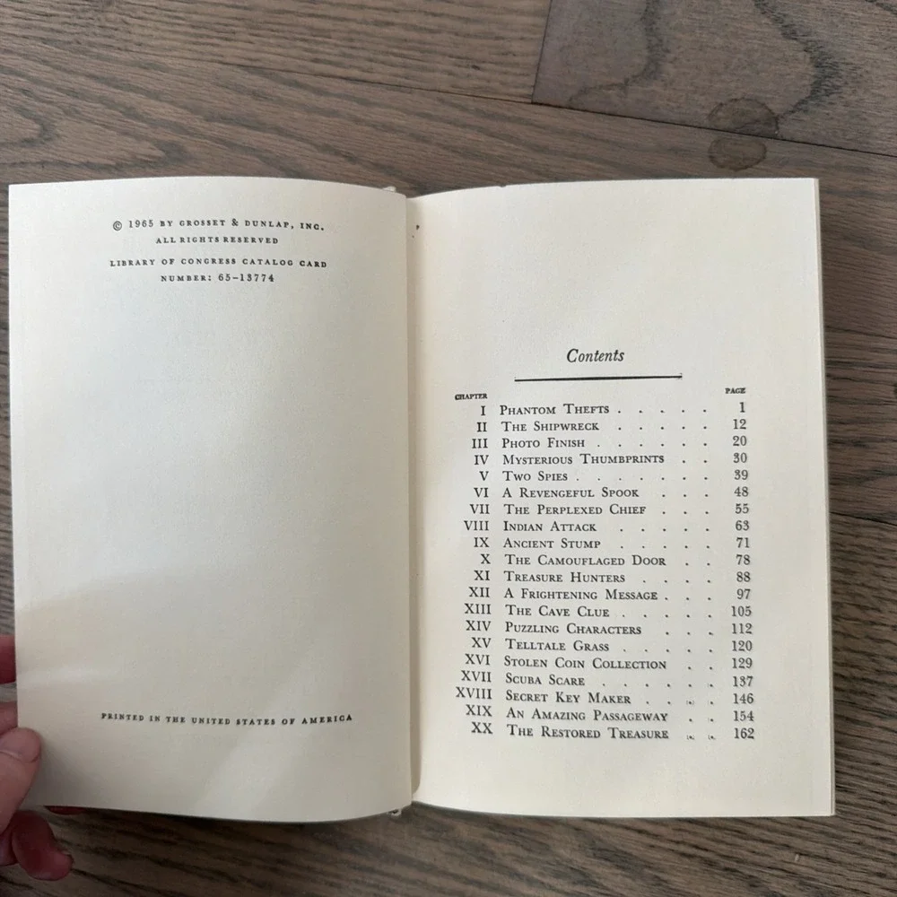 NANCY DREW #42: THE PHANTOM OF PINE HILL By Carolyn Keene 1965 HC